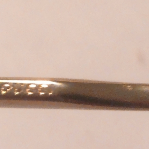 VTG Gucci Gold Bronze Oval Eyeglasses Frames GG2641 3XG 50 19 130 - Picture 10 of 10